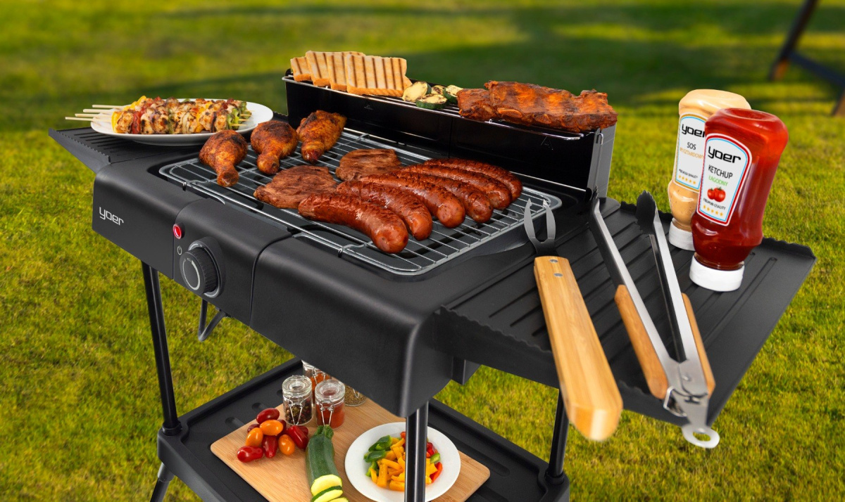 YOER EG01BK Grill elektryczny wolnostojący Yoer.pl